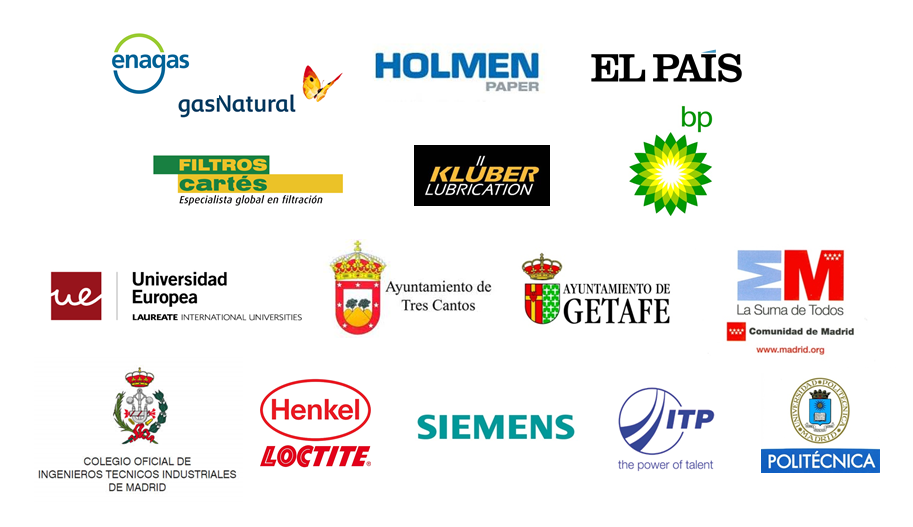 Logos de empresas que han confiado en Mantenimiento & Mentoring Industrial 